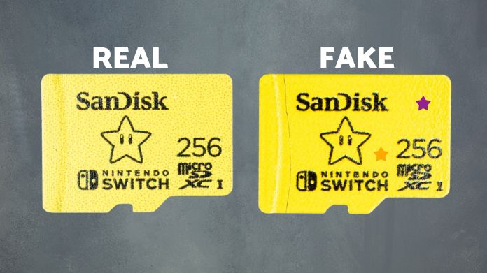 spot fake sd cards