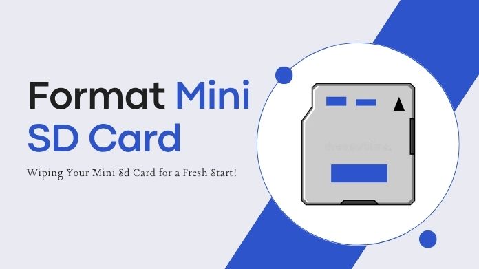 format mini sd card