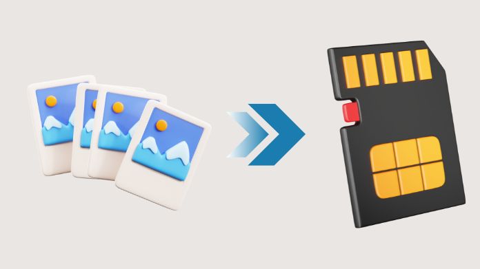 move photos to sd card