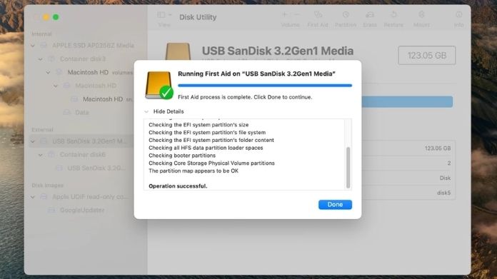 check sd card health