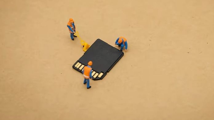 damaged sd card
