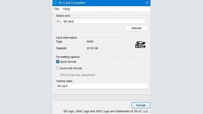 convert exfat to fat32